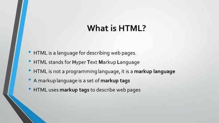 ما هي لغة html - معلومات عن لغة البرمجة html واستخداماتها