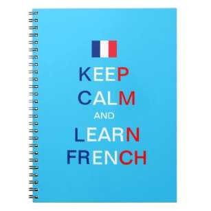الحفاظ على مفكرة للمفردات الفرنسية