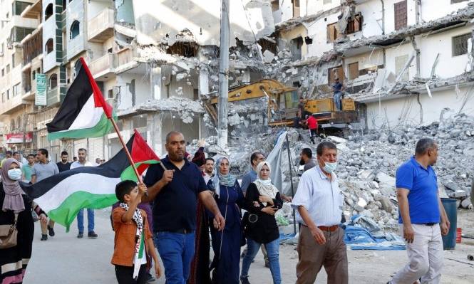 أين تقع غزة بالنسبة لفلسطين