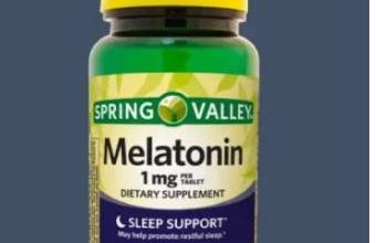 مكمل غذائي حبوب الميلاتونين (melatonin)